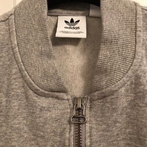 Adidas Grey Zipper sweater/Jacket